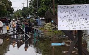 Banyak Gorong-gorong Tersumbat Sampah, Kota Nabire Banjir Usai Seminggu Diguyur Hujan