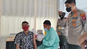 Urus SIM di Kota Mojokerto Bisa Sekalian Vaksin Covid-19, Polresta Sediakan Ruang Khusus
