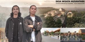 Mahasiswa Arsitektur ITN Malang Juara 1 Rendering Acsent Udayana
