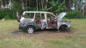 Tiga Pelaku Gendam Ditangkap dan Mobilnya Dibakar Warga Amadamon Dampit