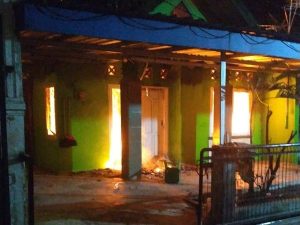 Api Hanguskan Bangunan Rumah dan Tewaskan Pemiliknya di Sidoarjo