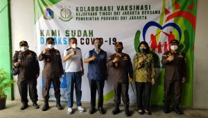 Kolaborasi Vaksinasi Kejati DKI Jakarta Bersama Pemprov DKI Jakarta di Rusun Waduk Pluit