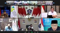 Gubernur Se-Jawa-Bali, Ikuti Zoom Meting Evaluasi PPKM
