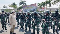 Menhan Prabowo Kunjungi Siswa Komcad Angkatan Pertama di Kota Malang