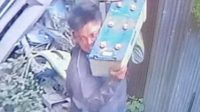 Pencurian Accu di Bengkel Artha Koyo Terekam CCTV Viral di Medsos