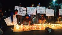 Aksi 1000 Lilin, Malang Tidak Diam dan Dukung Proses Hukum Tragedi Kondang Merak
