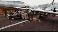 Pesawat Smart PK – SNN Gagal Landing, Pilot Meninggal Dunia di Ilaga Puncak Jaya