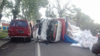 Kecelakaan Beruntun Satu Truk dan Dua Mobil di Kebonagung, Satu Penumpang Tewas