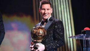 Lionel Messi Raih Gelar Ballon D’Or 2021