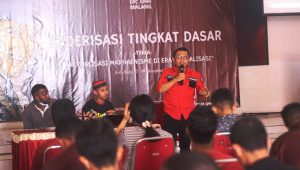 Jadi Narasumber KTD DPC GMNI Malang, Agustian: GMNI Harus Jadi Pioner Kerja-kerja Advokasi dan Pengorganisiran