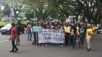 Aksi Damai Mahasiswa Papua Tolak Rencana Pemerintah Terkait Pemekaran Wilayah