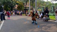 Mafest Gelar Kartini Bersepatu Roda di Depan Musium Brawijaya Kota Malang