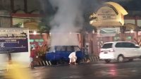 Diduga Karburator Bocor, Mobil Hijet Milik Warga Cemorokandang Terbakar