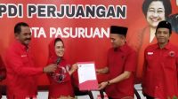 Resmi Pimpin PDIP Kota Pasuruan, Mufti Anam Ajak Kader Tambah Kursi Legislatif