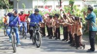 Bike To School, Plt Bupati Timbul Monev Rehabilitasi Bangunan SD dan SMP
