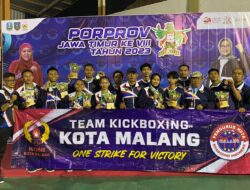 Kickboxing Kota Malang Sumbang 6 Medali Kota Malang di PORPROV VIII Jatim 2023