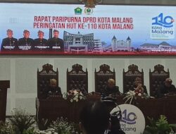 Berselaras untuk Kota Malang yang Berkelas, Tema Paripurna DPRD Kota Malang
