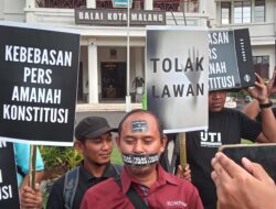 Jurnalis Malang Raya Tolak RUU Penyiaran