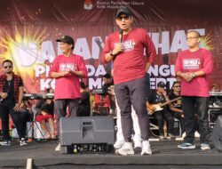 Dihadiri Ribuan Peserta Jalan Sehat, KPU Kota Mojokerto Sosialisasikan Pilkada 2024 