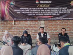 Sasar Pemuda dan Organisasi PMII, KPU Kabupaten Mojokerto Ingatkan Jangan Golput