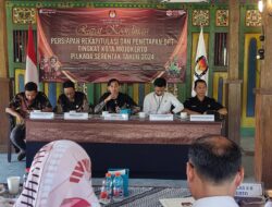 Jelang Rekaputulasi dan Penetapan DPT, KPU Kota Mojokerto Gelar Rakor