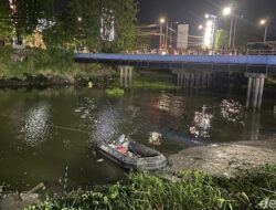 Seorang Warga Surabaya Dilaporkan Hilang Tenggelam di Sungai Jagir